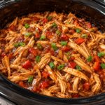 Crockpot Sweet and Spicy Shredded Chicken