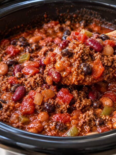 Easy Dump-and-Go Ground Beef and Bean Chili