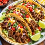 Slow Cooker Tender Shredded Beef Tacos