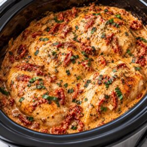 Tender Crockpot Marry Me Chicken Breasts